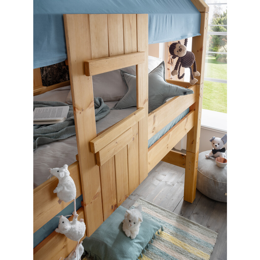 Kinder Abenteuer Hochbett Waldhütte Bild 3