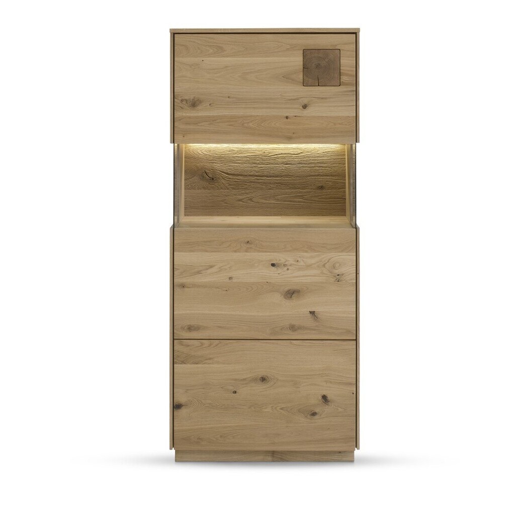 Highboard I mit Glaseinsatz und Beleuchtung Davos Bild 2