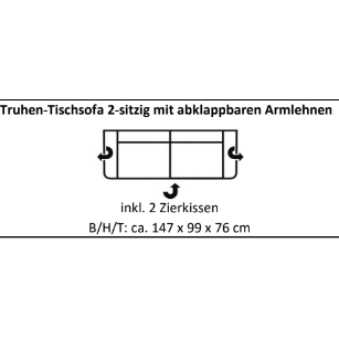 Banksystem Tavola schwarz braun kariert Bild 4