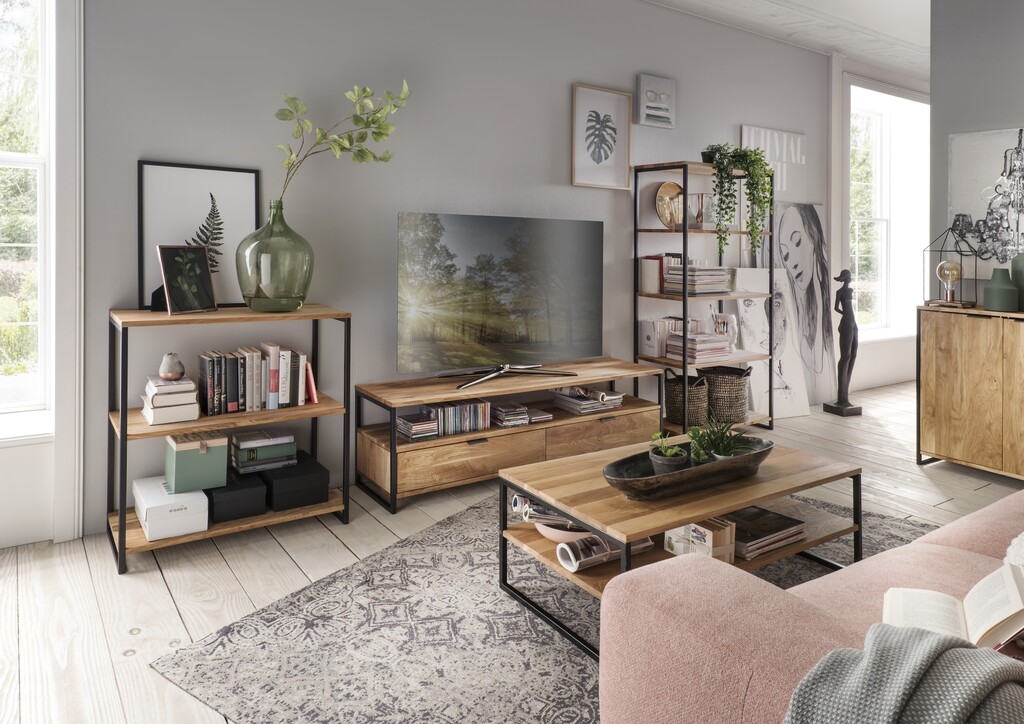 Couchtisch Lissabon aus massiver Wildeiche Preview Image