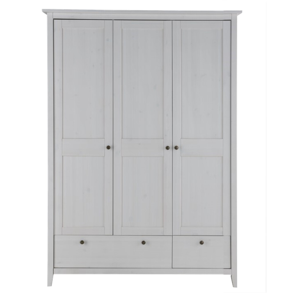 Drehtüren Kleiderschrank Solvita aus massiver Kiefer Bild 4