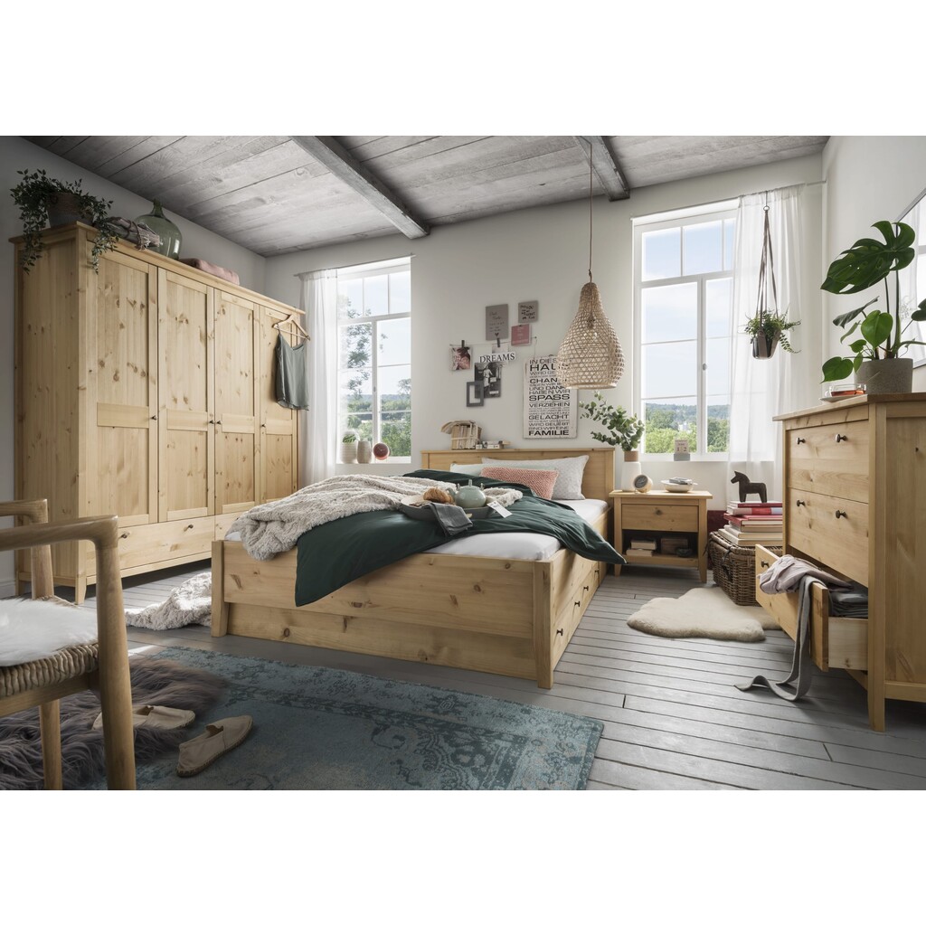 Highboard I Solvita aus massiver Kiefer Bild 4