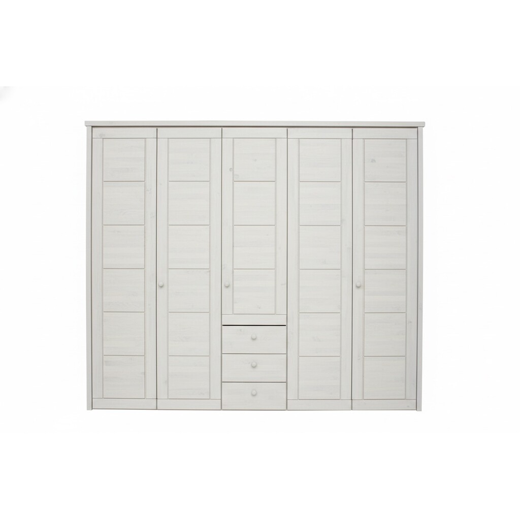 Kleiderschrank mit Kassettenfront und Schubladen Vita, 5-türig Bild 2