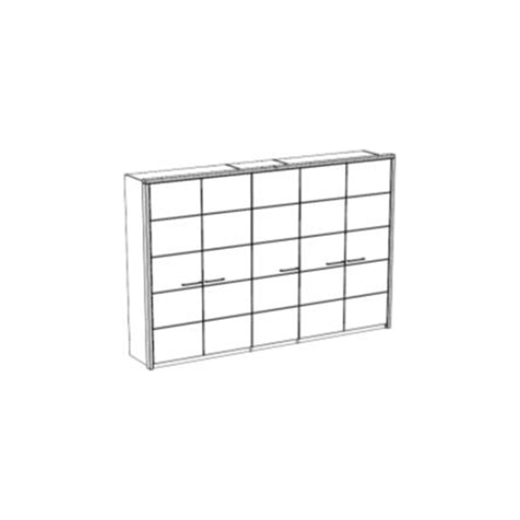 Wohnglücklich Kleiderschrank Vita 6-türig Kiefer Massiv Bild 4