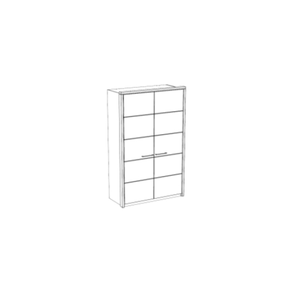 Wohnglücklich Kleiderschrank Vita 6-türig Kiefer Massiv Bild 5