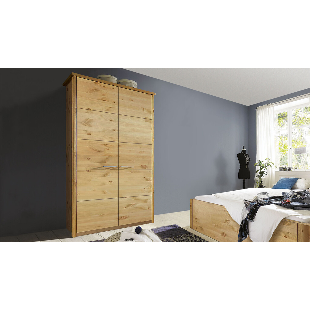 Wohnglücklich Kleiderschrank Vita mehr-türig Kiefer Massiv Bild 4