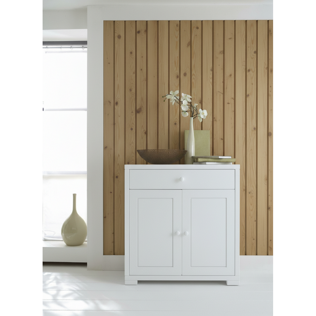 Kommode Vita 2 Türen, 1 Schublade, Kiefer Massiv Preview Image