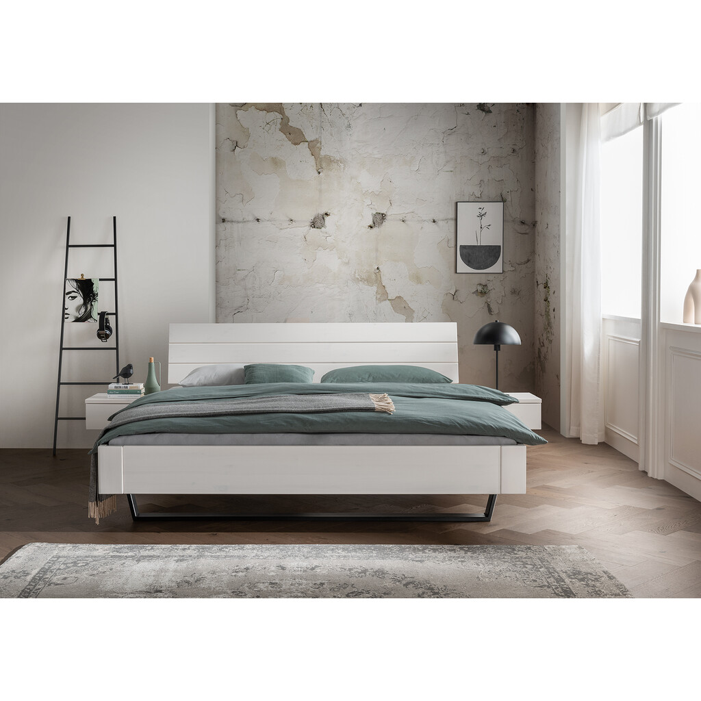 Komplettbett Kiel 3 aus Kiefer mit Metallkufe Preview Image