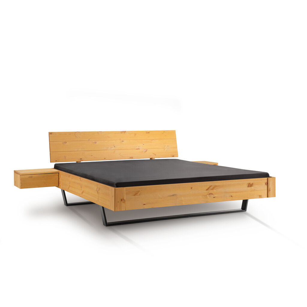 Komplettbett Kiel 3 aus Kiefer mit Metallkufe Preview Image