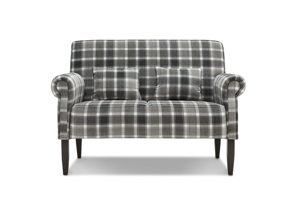 Wohnglücklich Pavolo Tischsofa Karo | Skandinavisches Küchensofa Bild 5