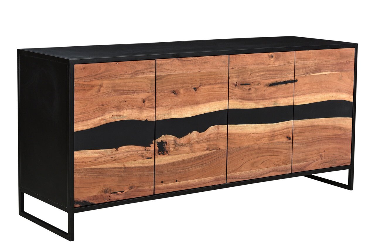 Sideboard Wave mit schwarzem Epoxid Bild 3