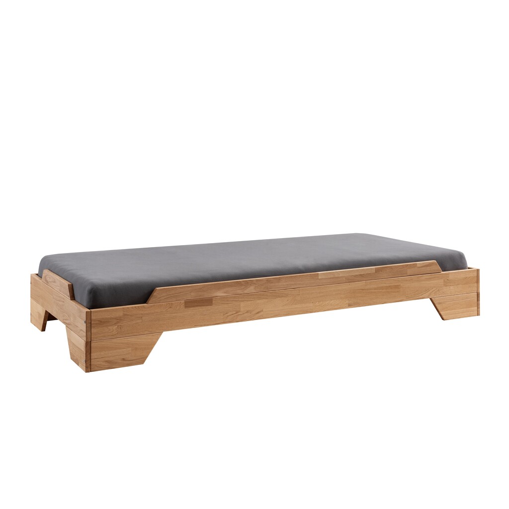 Stapelbett Denver aus massiver Buche weiß lackiert Bild 4