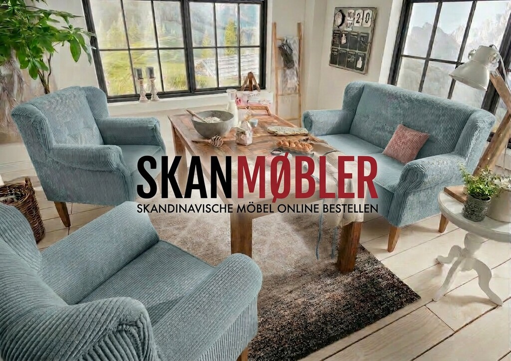 Pavolo Tischsofa mit Cord-Stoff | Wohnglücklich – Küchensofa Bild 5