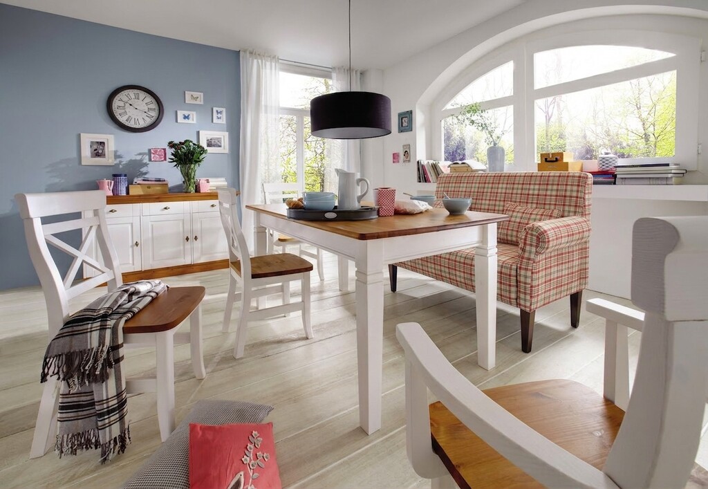 Tischsofa, Banksystem Tavola kariert Bild 3