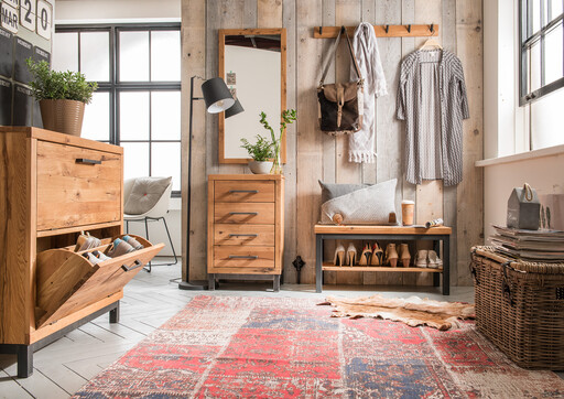 Impressionen zu Wohnglücklich Kommode klein für Garderobe-Serie Brest, Bild 1