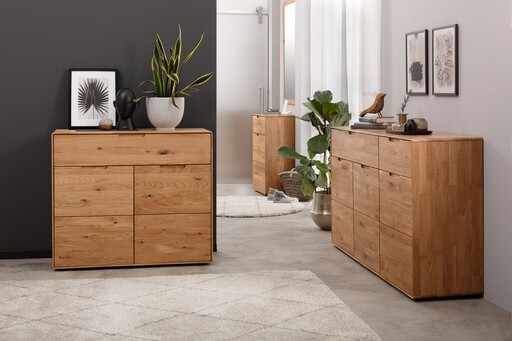 Impressionen zu G&K Massivholz Kommode Roskilde III, Bild 1