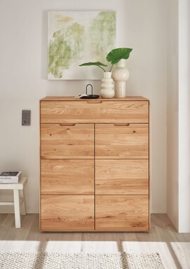 Impressionen zu G&K Massivholz Schuhschrank Roskilde, Bild 2