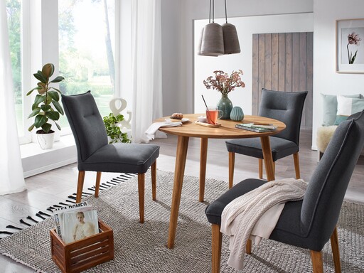 Impressionen zu G&K Runder Esstisch Ribe mit optionalem Auszug., Bild 1