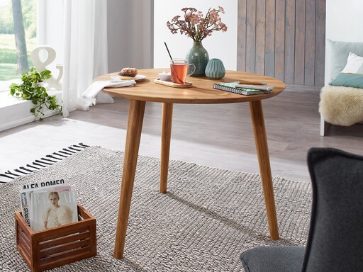 Impressionen zu G&K Runder Esstisch Ribe mit optionalem Auszug., Bild 2