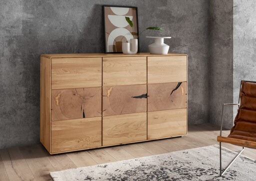 Impressionen zu G&K Sideboard I Herning Wildeiche mit Hirnholz Maserung, Bild 2