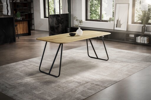 Impressionen zu G&K Tischgestell Skagen Rundrohr pulverbeschichtetes Metall, Bild 2