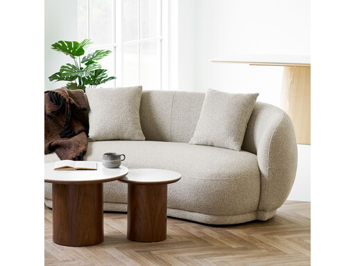 Impressionen zu House Nordic Hawkes 2,5-Sitzer Sofa Sand | Skandinavisches Design, Bild 2