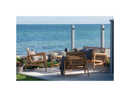 Impressionen zu House Nordic Santander Lounge Set aus Teakholz, Bild 2