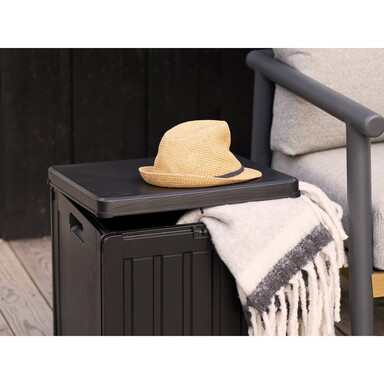 Impressionen zu House Nordic Sobra Kissenbox aus Kunststoff Garten, Bild 2