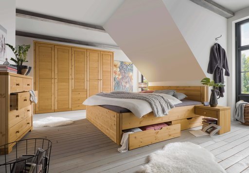 Impressionen zu Wohnglücklich Einzelbett Vita Kiefer Massivholz, Bild 3