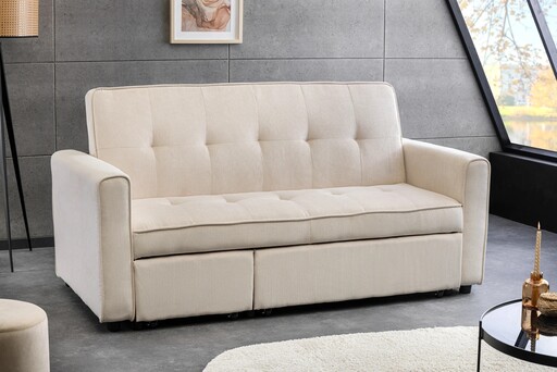 Impressionen zu Invicta Schlafsofa Smart 180 cm 2-Sitzer Cord, Bild 1