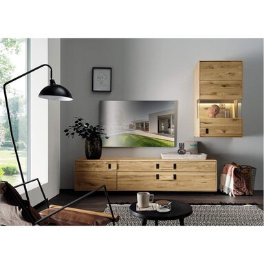 Impressionen zu TPT Hängevitrine Arosa aus Wildeiche, Bild 1