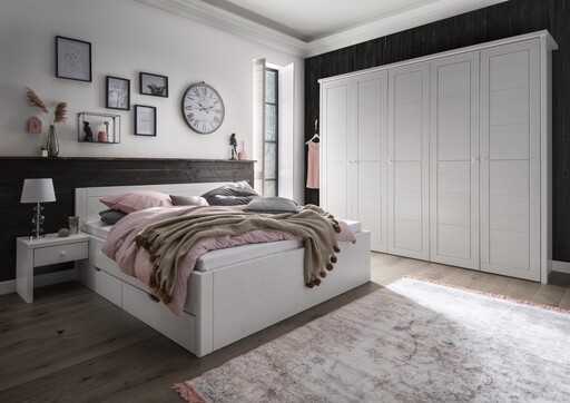 Impressionen zu Wohnglücklich Doppelbett Vita aus Kiefer Massivholz, Bild 3