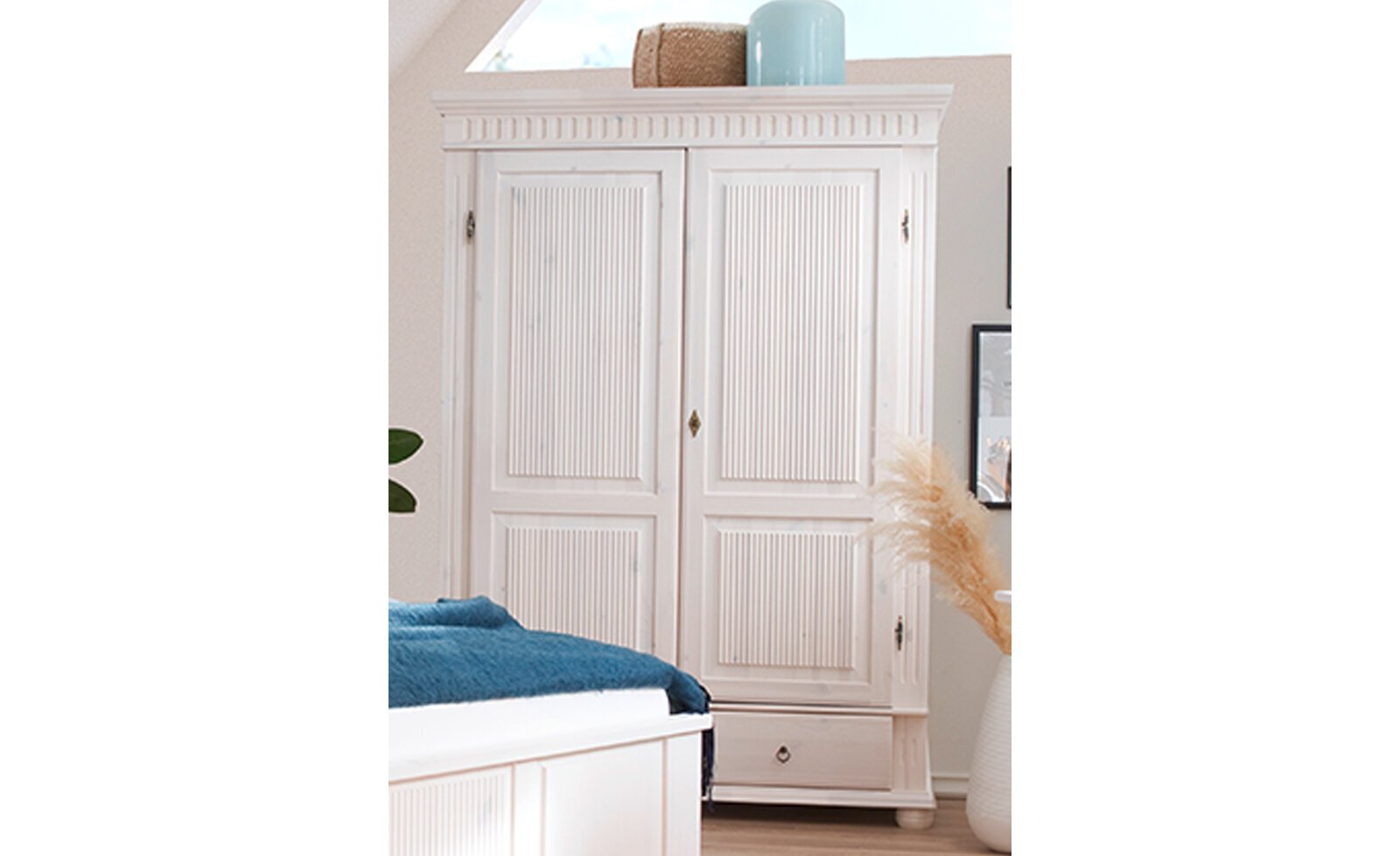 Kleiderschrank Helsinki 140 X 199 Cm Antik Segm 252 Ller