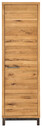 Garderobenschrank Brest aus Massivholz 60 x 200 x 38 cm, Kernbuche