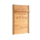 Garderobenpaneel mit Hutablage Paula Akustikpaneel Optik 80 x 2,5 x 120 cm