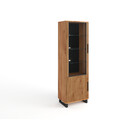 Vitrine Paula schmal, Akustikpaneel 64,5 x 40 x 200 cm