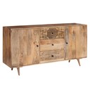Sideboard LYN Breit mit Recyceltem Altholz B160 x H80 x T40 cm, Lyn