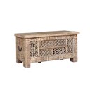 Truhe VIENNA B90 x H43 x T45 cm, Braun