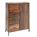 Unikat Highboard Priya B90 x H120 x T40 cm