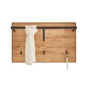 Massivholz Garderobenpaneel Roskilde 80 x 22 x 50 cm