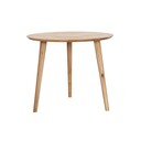 Runder Esstisch Ribe mit optionalem Auszug. 90 x 90 x 75 cm