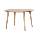 Runder Esstisch Ribe mit optionalem Auszug. 120 x 120 x 75 cm