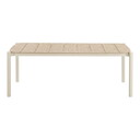 House Nordic Abela Outdoor Esstisch Sand/Natur 200x100x74 cm