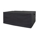 House Nordic Luxury Cover für Garten Tisch mit 4 Stühlen, Schwarz 180 x 155 x 95 cm