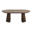 Osaka Esstisch 200-300cm mit 2 Erweiterungsplatten 120x200-300cm Smoked