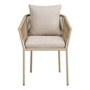 Salerno Gartenstuhl Outdoor 61 x 60 x 78 cm, sand