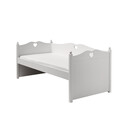 Bettsofa, Jugendbett Emma Bett 210x90x98 cm, 90x200 cm, ohne Kästen