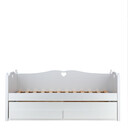 Bettsofa, Jugendbett Emma Bettschubkasten mit Lattenrost und 2 Schubladen, OHNE Bett