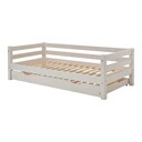 Infanskids Kinderbett mit Gästebett Kiefer 90 x 200 cm, weiß