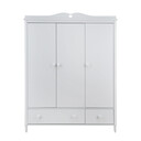 Kleiderschrank Emma 3-türig 156 x 55 x 197 cm